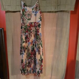 Leith Peach Floral Dress